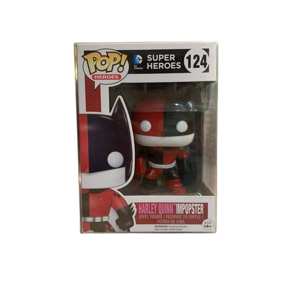 Harley Quinn Impopster #124 Funko Pop! Heroes Vinyl Figure New - Picture 3 of 8